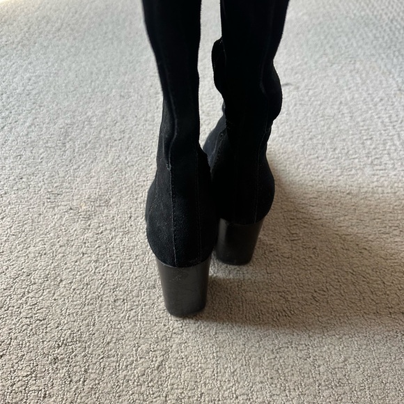 Steve Madden Novela Black Over the Knee Boots - Picture 4 of 7